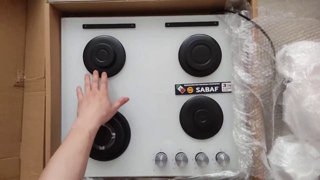 Распаковка – Газовая варочная панель Maunfeld EGHG.64.63CW/G смотреть онлайн