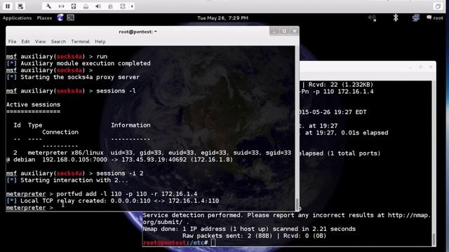 Pivoting - De uma simples shell ao servidor principal смотреть онлайн
