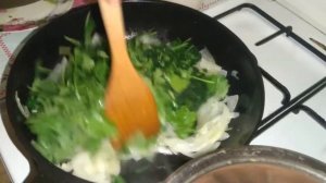 КРАПИВА, ЗАПЕЧЁННАЯ С ЯЙЦОМ ПО-ГРУЗИНСКИ.