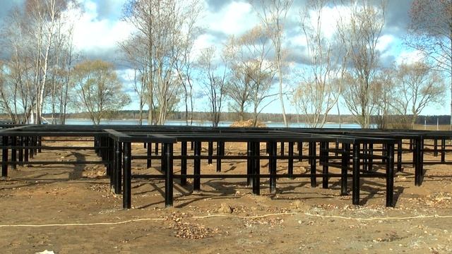 Большой дом с бассейном в Завидово на сваях «Фундэкс» смотреть онлайн