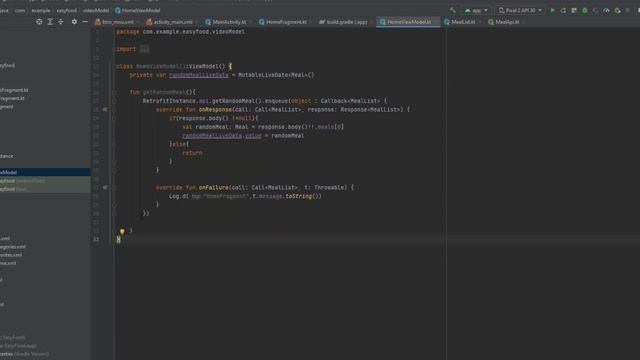 Android food app using (MVVM + Retrofit + Room) #4 смотреть онлайн