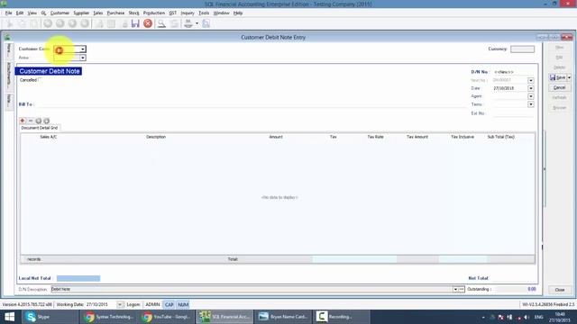 SQL ACCOUNTING SYSTEM GST 030 CUSTOMER DEBIT NOTE смотреть онлайн