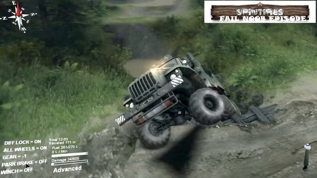 Noob Fail Episode - Spintires HD смотреть онлайн
