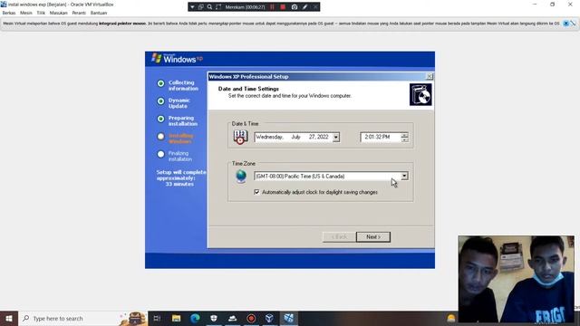 Tutorial menginstal Windows XP (Oracle virtual box) смотреть онлайн