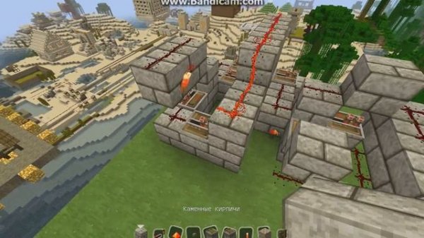 Minecraft by Gimlat - Парадные ворота с решёткой в Minecraft.