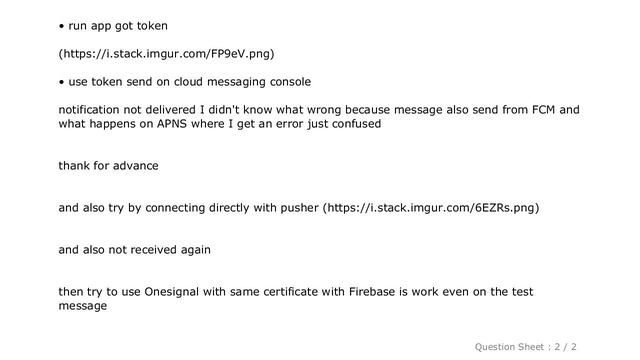 iOS : React native FCM iOS push notification not delivered смотреть онлайн