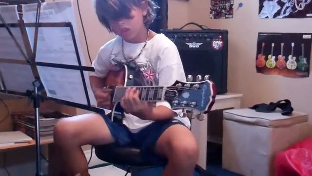 Nathan Ray playing Hells Bells смотреть онлайн