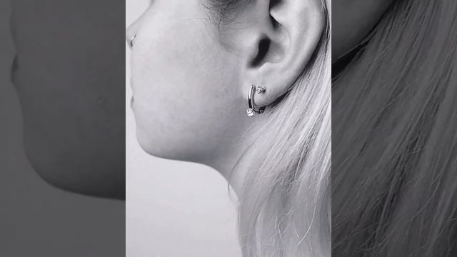 Серьги из серебра с бриллиантами выращенными - Cava.cool смотреть онлайн