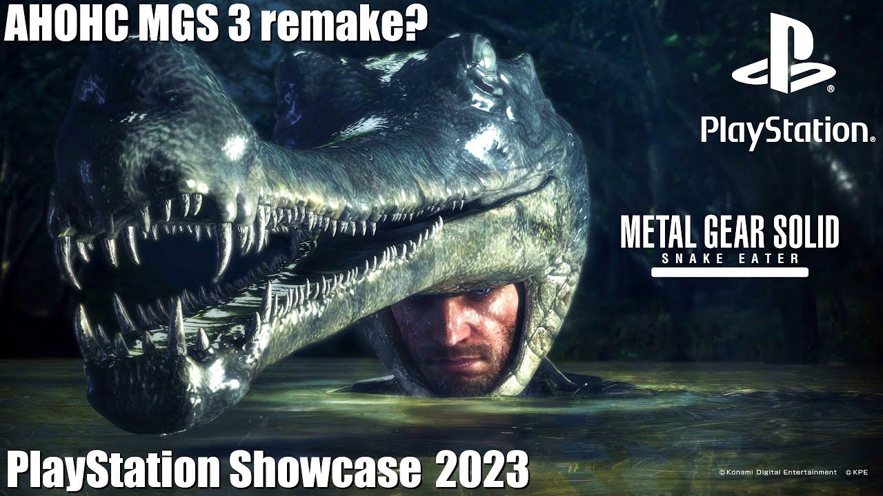 PlayStation Showcase 2023 АНОНСИРОВАН РЕМЕЙК MGS3! Вухуууу!