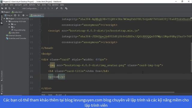 Bài 9: Hướng dẫn sử dụng card trong bootstrap смотреть онлайн