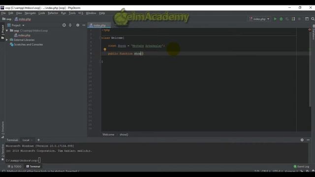 15 - PHP OOP Sabit (Const) смотреть онлайн