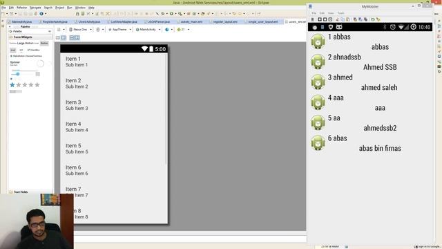 ربط تطبيق أندرويد مع MySQL و PHP و JSON (نظرة على المشروع النهائي) смотреть онлайн