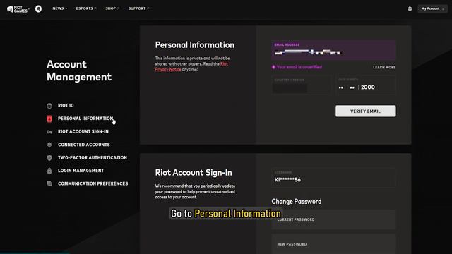 How to change Riot Games Username, Password, Tagline, etc. смотреть онлайн