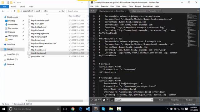 Setup a Virtual Host on WAMP in 3 Steps смотреть онлайн