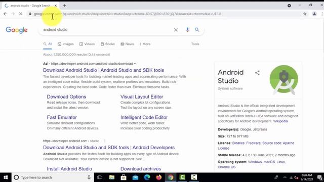 How to install android studio on Windows 10/11 | Android Studio Tutorial смотреть онлайн