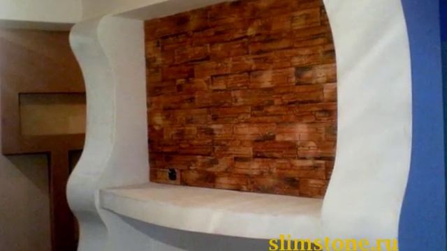 Искусственный камень в интерьере квартир. Евроремонт. смотреть онлайн