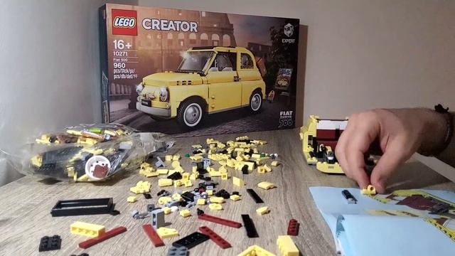 Fiat 500 lego timelaps смотреть онлайн