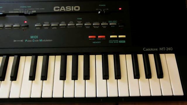 Casio Casiotone MT-240 plays Prélude for Organ by C. Franck смотреть онлайн