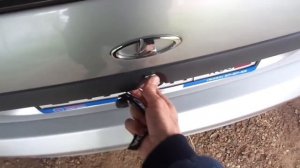 Открытие багажника с брелка Лада калина 1 Хетчбек