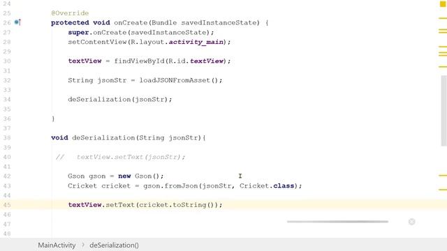 Android - GSON - Deserialization смотреть онлайн