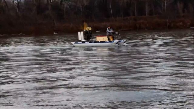 Аэрокатамаран. Мотор от мото Кавасаки 400 смотреть онлайн