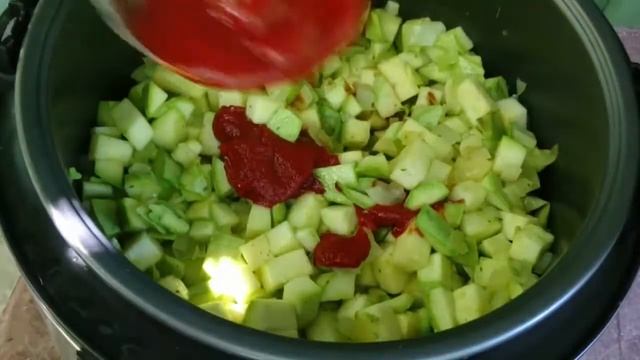 КАБАЧКОВАЯ ИКРА В МУЛЬТИВАРКЕ Икра из кабачков Самый простой рецепт кабачковой икры смотреть онлайн