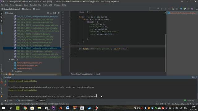 3.Laravel 5.8.* - Урок 3. Структура таблиц - Миграции. Seeds - заполоняем всю базу данных смотреть онлайн