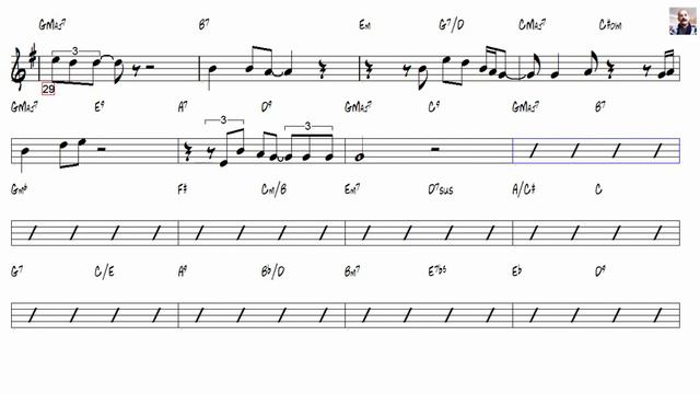 Georgia On My Mind  Ray Charles Tenor Sax