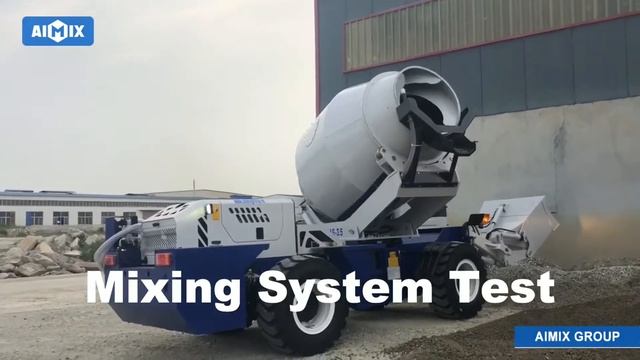 Testing AS-3.5 Self loading Concrete Mixer in AIMIX Factoy смотреть онлайн