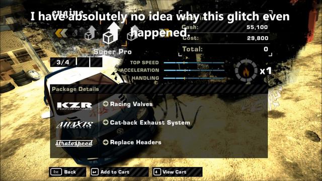 NFSMW - All Parts Unlocked Early Glitch смотреть онлайн