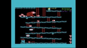 Donkey Kong Longplay (Commodore Vic-20 Version) - Level 5 (Hardest)