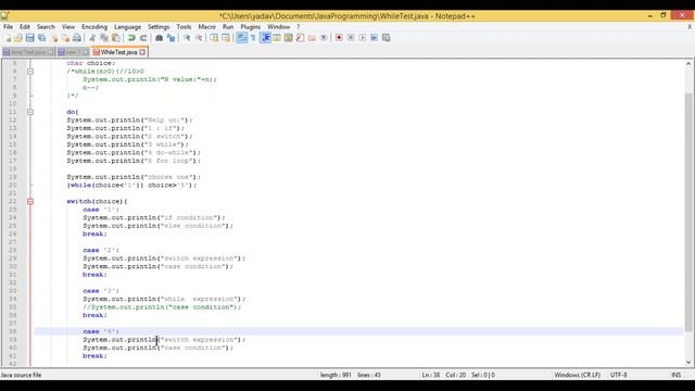Java loop concepts by Suresh смотреть онлайн