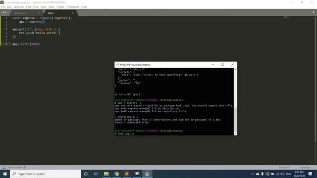 Основы Express.js - 1. Первое приложение смотреть онлайн