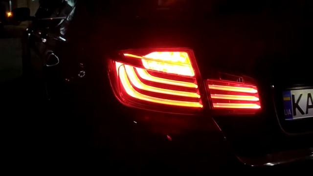 BMW F10 Переделка американских фар на Европу