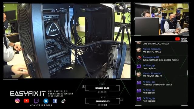 Assemblaggio live PC GAMING da 2500 euro con RTX 3080 e i9 10900KF смотреть онлайн