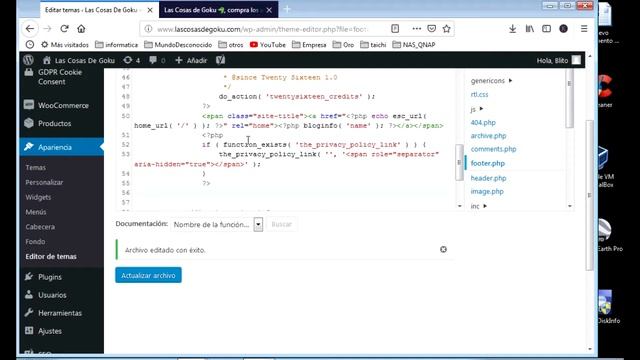 Como quitar el Powered by WordPress o Creado con WordPress смотреть онлайн
