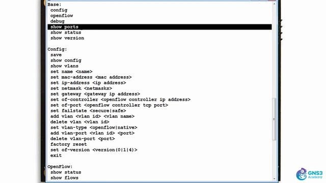 03: OpenFlow Switch: Connect to Console смотреть онлайн