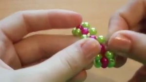 Подставка для пасхального яйца из бусин