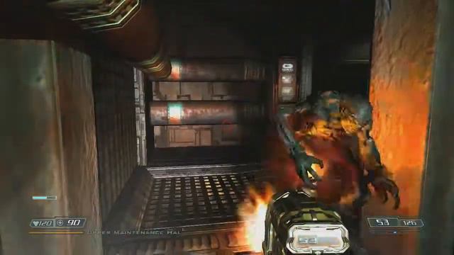 Прохождение Doom 3 PS3 Monorail Part3 смотреть онлайн
