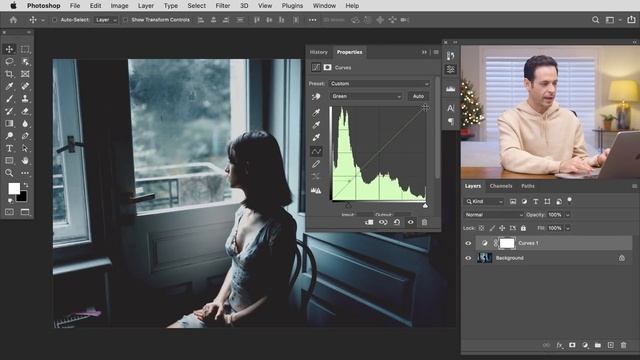 The Secret to Dark & Moody Coloring in Photoshop смотреть онлайн