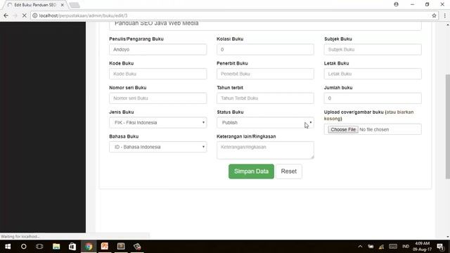 Kursus Codeigniter Java Web Media 10 - Modul Buku Edit dan Detail Buku (SI Perpustakaan) смотреть онлайн