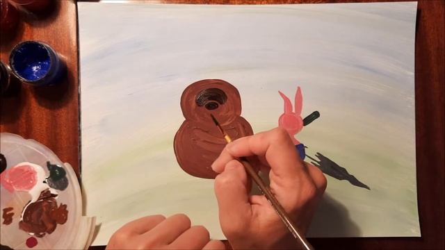 Как нарисовать Винни Пуха и пятачка гуашью. Рисуем Винни Пуха из советского мультика по шагам. смотреть онлайн