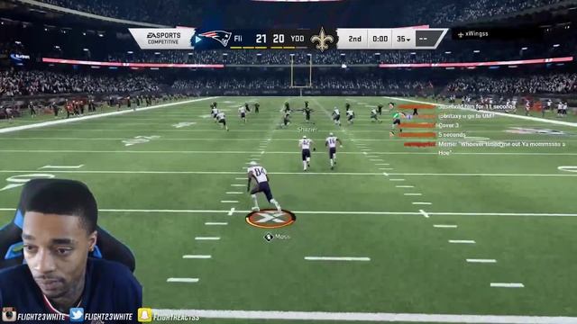 FlightReacts Sad & SCREAMS After He Sells Game Winning Drive on Madden NFL 20 смотреть онлайн