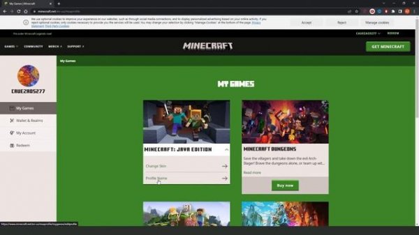 How To Change Your Minecraft Username 2024