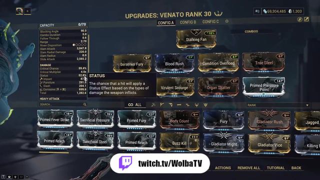 Warframe Venato Build (1 Forma) смотреть онлайн