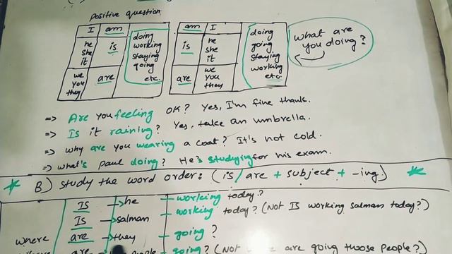 are you working? | Present Continuous Question | Part A,B & C | Unit#04 | Basic English Grammar смотреть онлайн