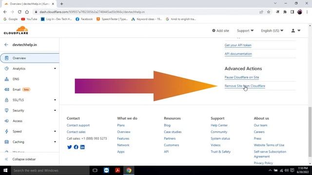 How to Delete Website & Domain In Cloudflare | Remove Website From Cloudflare 2022 смотреть онлайн