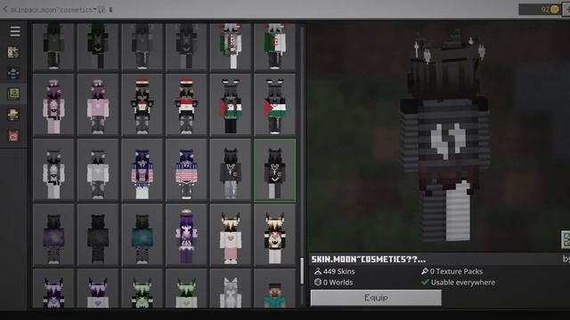 440+ SKINS // Minecraft HD Cosmetics Pack смотреть онлайн