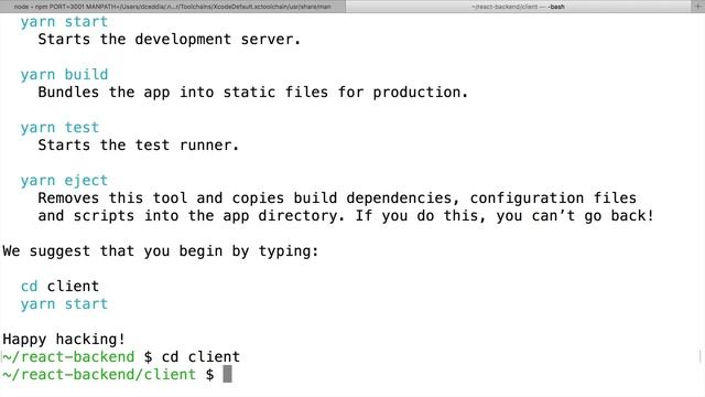 Create React App with an Express Backend смотреть онлайн
