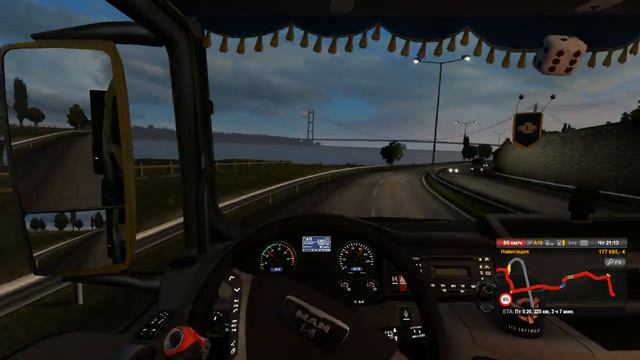 Euro Truck Simulator 2. Левостороннее движение смотреть онлайн